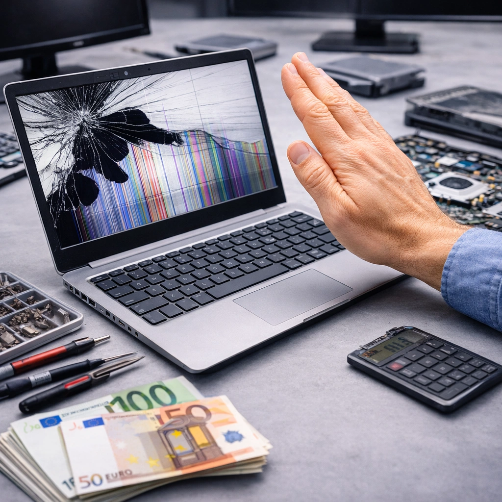 Έσπασε η οθόνη του υπολογιστή; Ψυχραιμία - Οδηγός